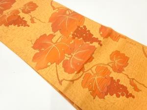 葡萄模様織出し名古屋帯